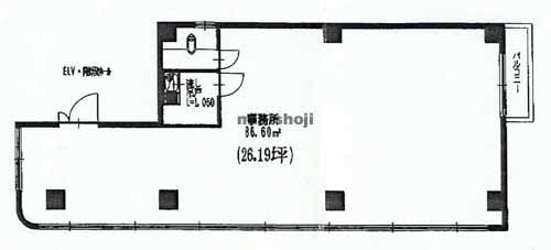 第１１平松オフィスビル 平面1