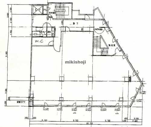 しらさぎビル 平面1