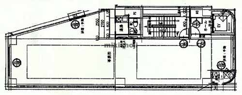 太閤・竹橋町・椿町のセントラルＷＥＳＴ名駅ビル 平面1