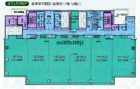 葵タワー 平面1