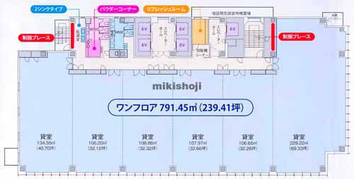 ＨＦ桜通ビルディング 平面1