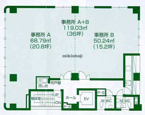 ＦＵＴＡＢＡビル 平面1