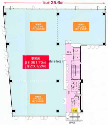 グランスクエア新栄 平面1
