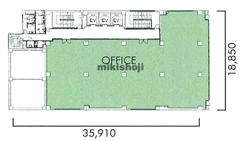 八木兵伝馬町ビル 平面1