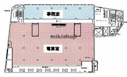 ＮＴＴＤＡＴＡ葵ビル 平面1