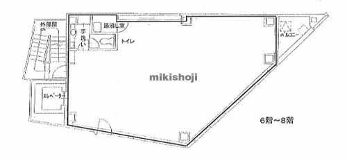 サンサン名駅ビル 平面1