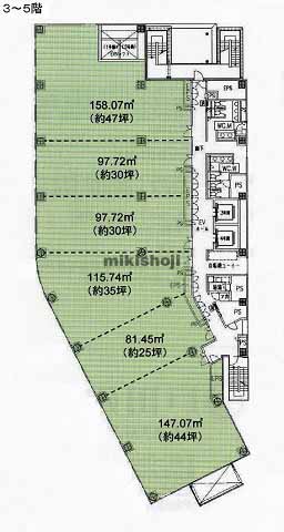 岐阜スカイウイング３７　（西棟） 平面1