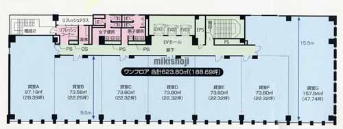 津 三交ビルディング 平面1