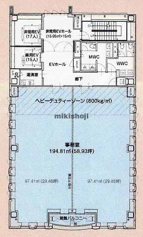 ナビタ名灯ビル 平面1