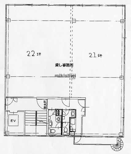 村上中田ビル 平面1
