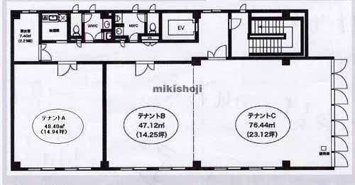 ＭＥＤＩＡＧＥ　Ａｉｃｈｉ(ﾒﾃﾞｨｱｰｼﾞｭ　ｱｲﾁ） 平面1
