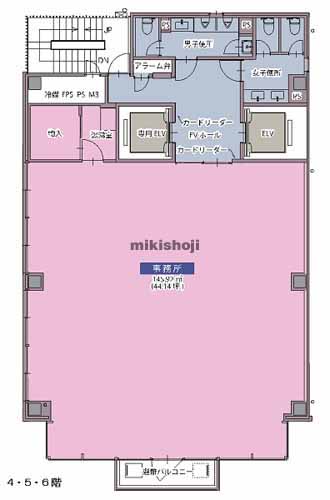 ＴＯＳＨＩＮ ＳＡＫＡＥビル 平面1