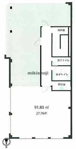 ホームテック千早ビル 平面1