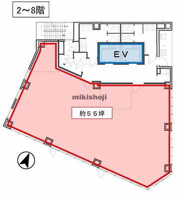 名駅三交ビル 平面1
