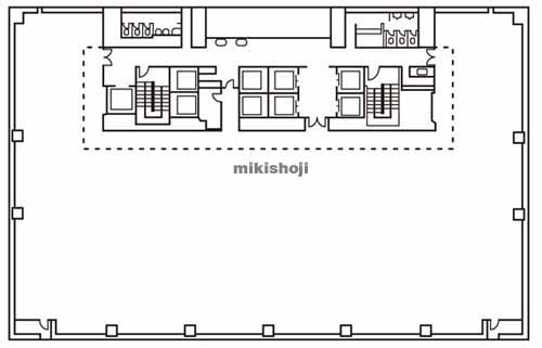 大阪第一生命ビルディング 平面1