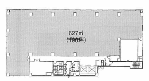 日本生命梅田第二ビル 平面1