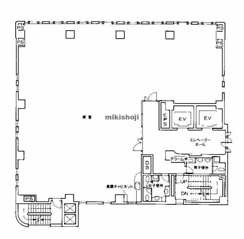 三共ビル梅新 平面1