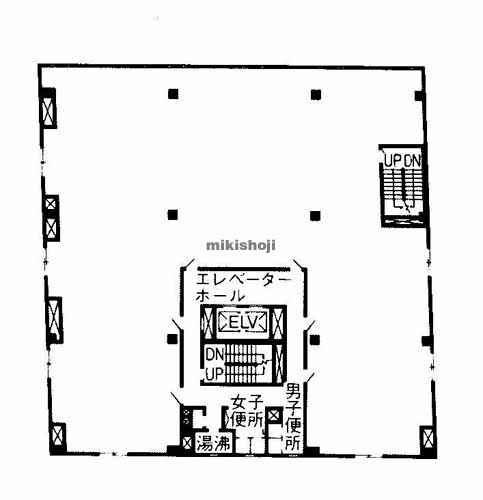 扇町パークビル 平面1