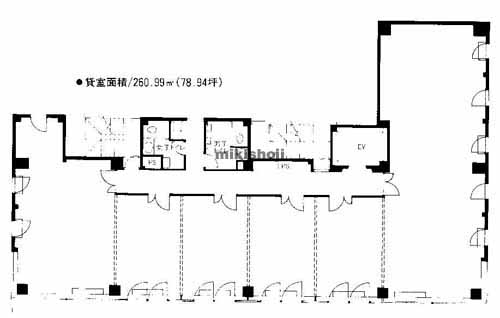 南森町丸井ビル 平面1