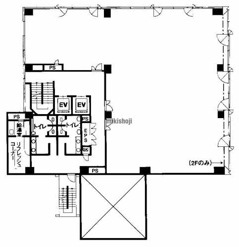 赤坂天六ビル 平面1