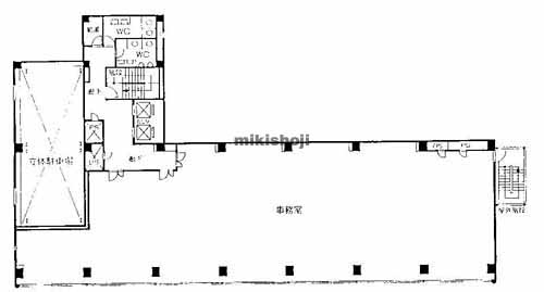 北河堀ビル 平面1
