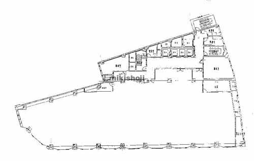 アベノセンタービル 平面1