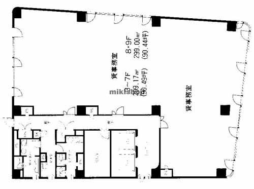 上本町ビル 平面1