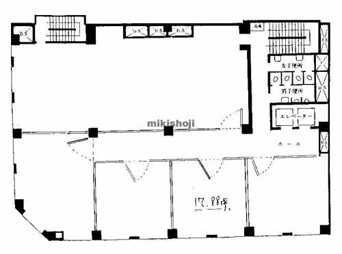 京阪神安土町ビル 平面1