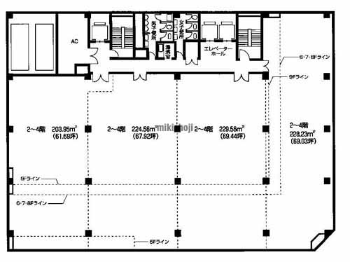 ニッセイ備後町ビル 平面1