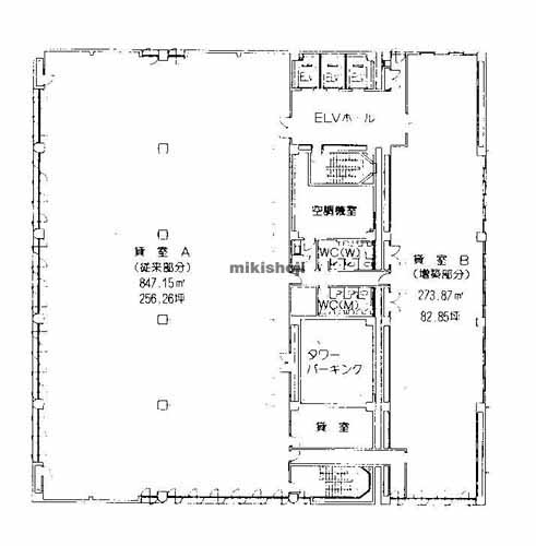 明治安田生命備後町ビル 平面1