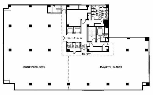 オーク堺筋本町ビル 平面1