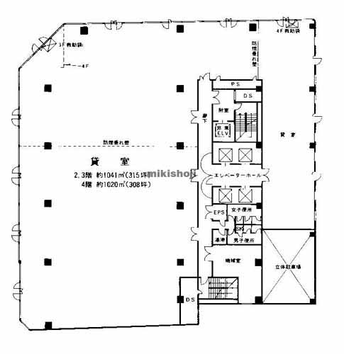 御堂筋センタービル 平面1