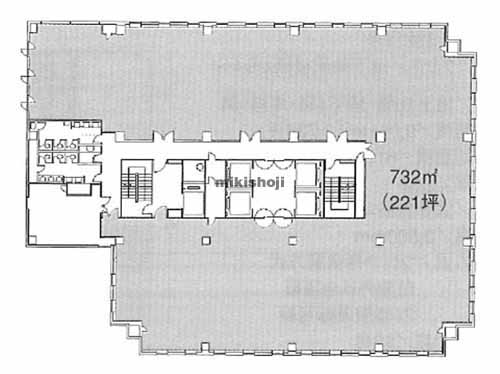 日本生命今橋ビル 平面1
