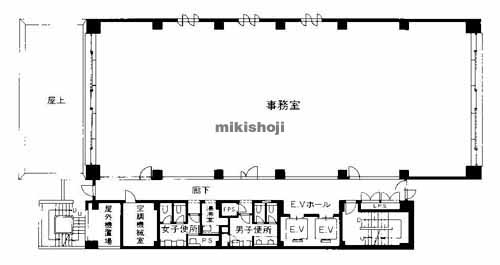 ピカソ北浜ビル 平面1