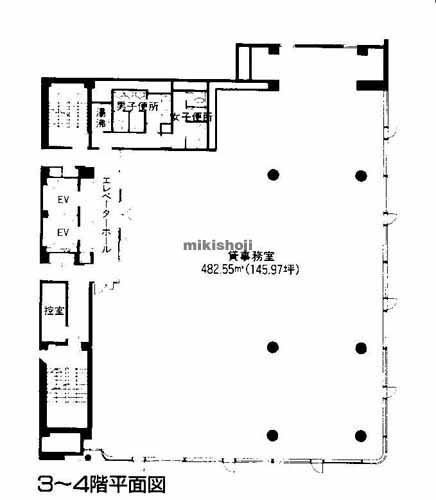 瓦町～久太郎町の大永ビル 平面1