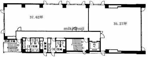 イケガミ　サウスビル 平面1