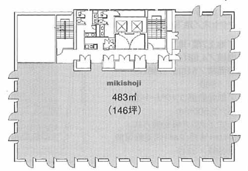 淀屋橋北浜センタービル 平面1