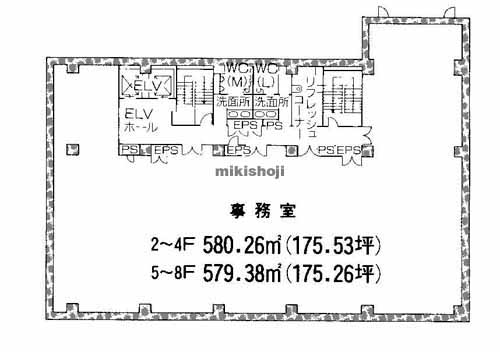 瓦町中央ビル 平面1