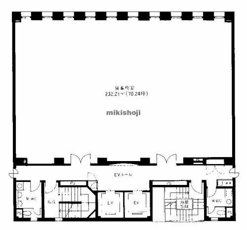 伏見町ＫＹビル 平面1