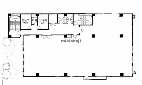 西御堂第７アラタニビル（一棟貸） 平面1