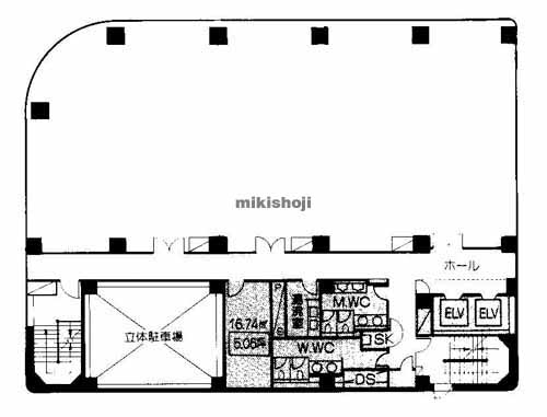 阿波座・立売堀のカーニープレイス本町 平面1