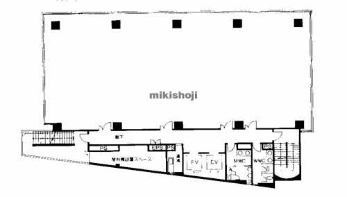 ＣＡＭＣＯ肥後橋ビル 平面1