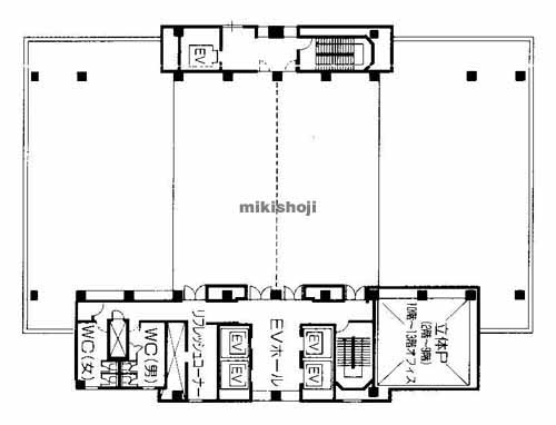 アーバンエース肥後橋ビル 平面1