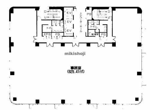 江戸堀ヤタニビル 平面1