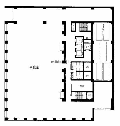 銀泉心斎橋ビル 平面1