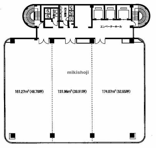 ニッセイ心斎橋ウェスト 平面1