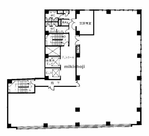 心斎橋フロントビル 平面1
