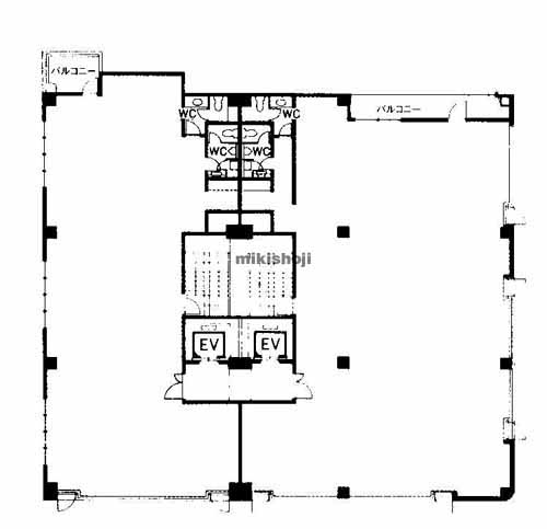 島之内アイテックスビル 平面1