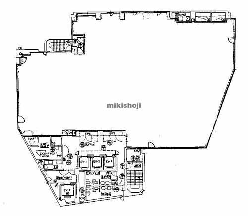道頓堀・難波・千日前・日本橋の難波御堂筋センタービル 平面1