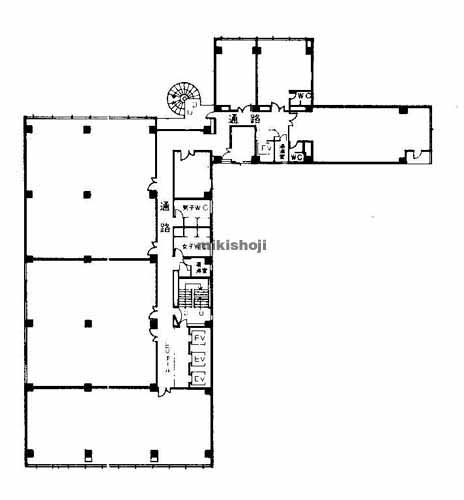 新大阪サンアールビル北館 平面1